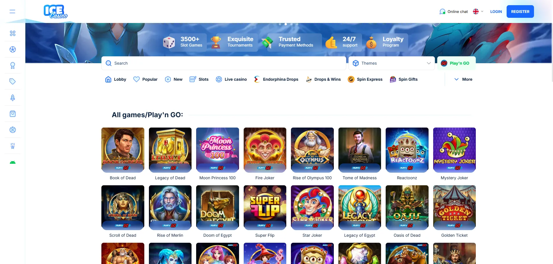 Mesas ao vivo com dealers reais no ice casino online